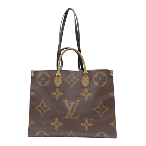棕色 原花帆布 Onthego GM 两用包【LOUIS VUITTON LV 路易威登】 M45320