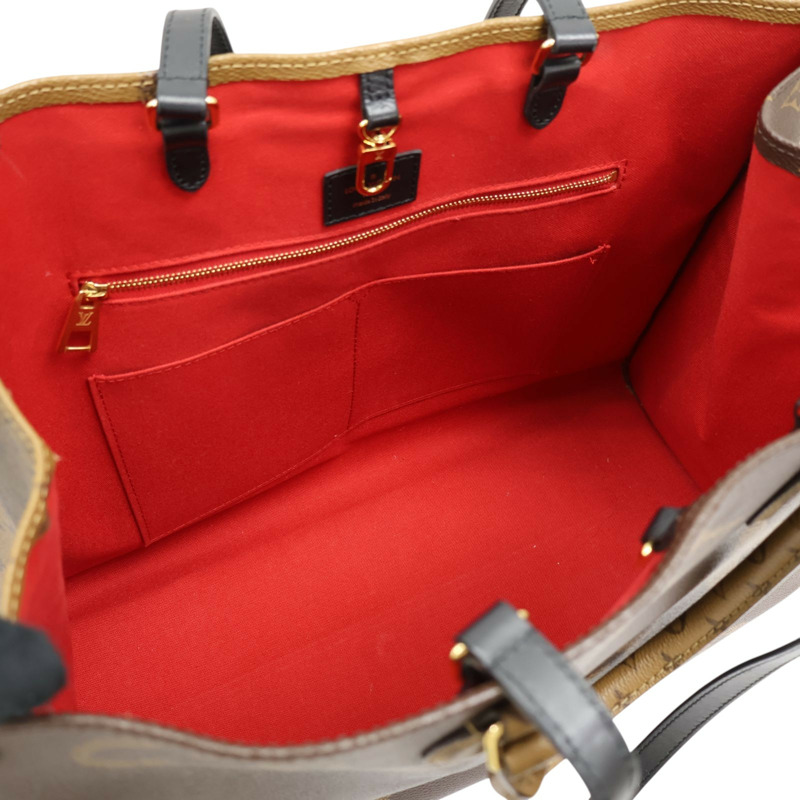 棕色 原花帆布 Onthego GM 两用包【LOUIS VUITTON LV 路易威登】 M45320-2