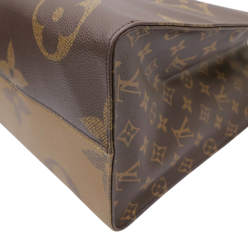 棕色 原花帆布 Onthego GM 两用包【LOUIS VUITTON LV 路易威登】 M45320-6