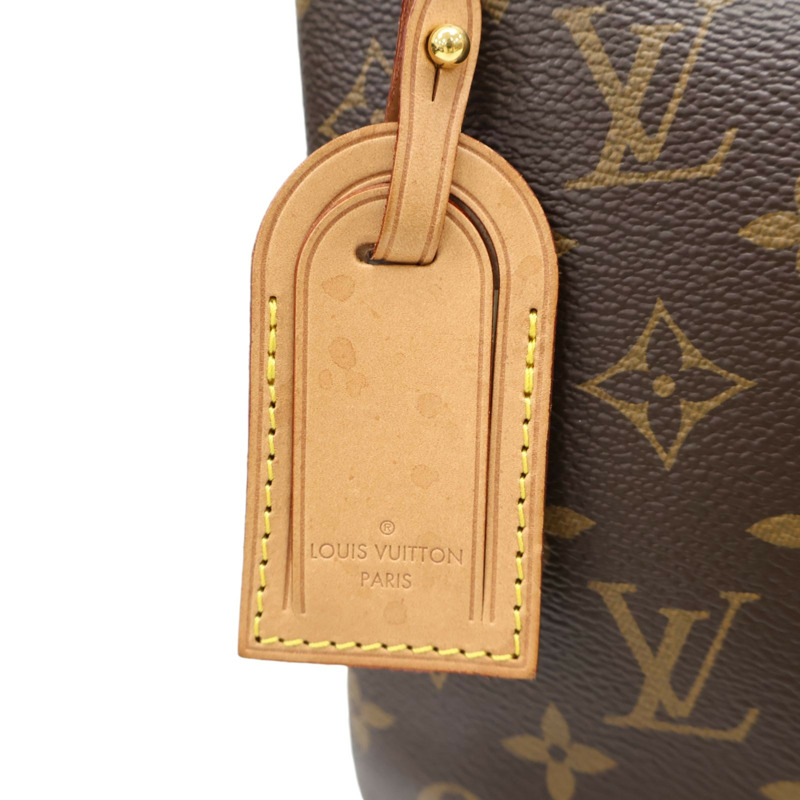 棕色 原花帆布 Graceful MM 肩背包【LOUIS VUITTON LV 路易威登】 M43704-6