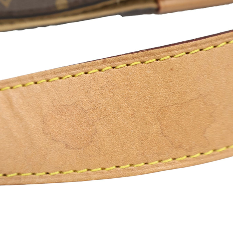 棕色 原花帆布 Graceful MM 肩背包【LOUIS VUITTON LV 路易威登】 M43704-12