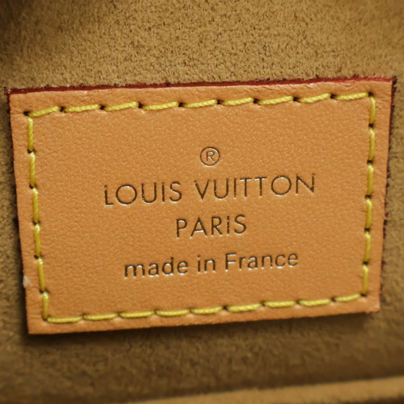 棕色 原花帆布 Boite Chapeau Souple MM 肩背包【LOUIS VUITTON LV 路易威登】 M52294-3