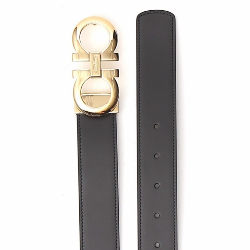 Salvatore Ferragamo 男士 搭扣腰帶90 95 100 110碼3.3cm-1