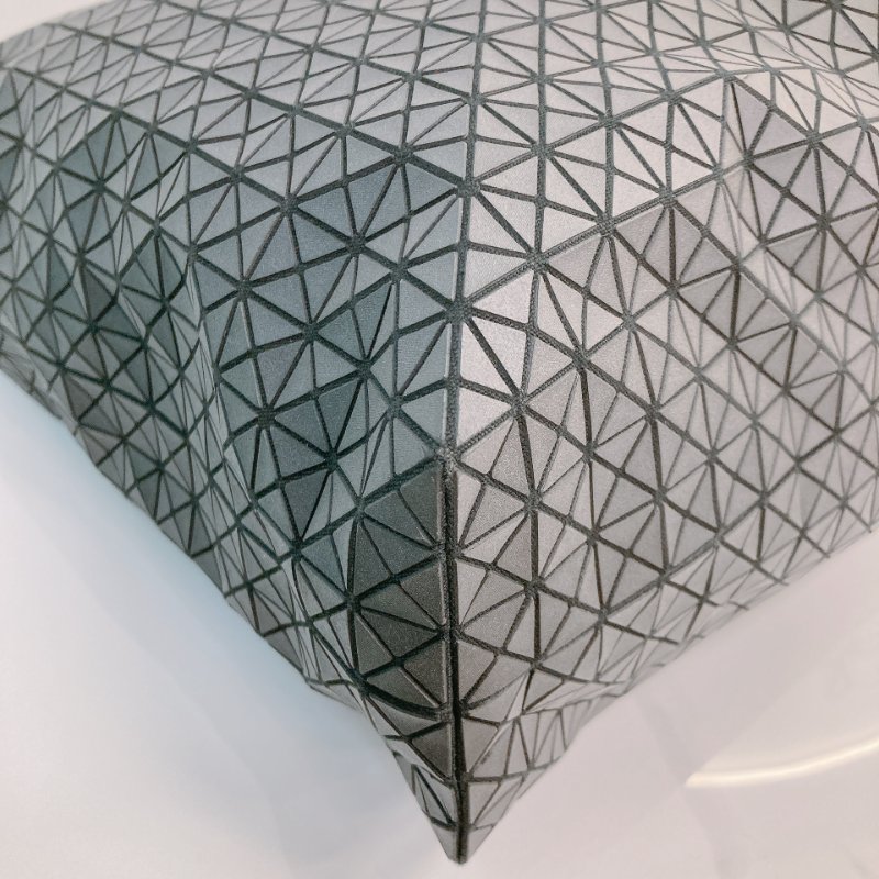 MS0713 Issey Miyake 三宅一生 幾何三角包 直托特 黑色 銀扣 Bao Bao Vertical Shopping Tote 32cm Black x PHW-5