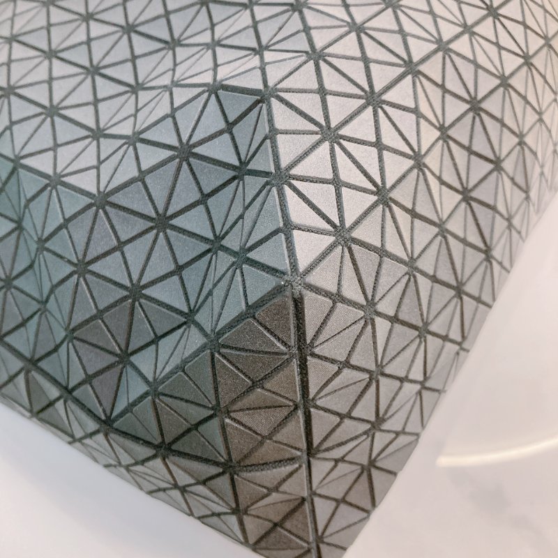 MS0713 Issey Miyake 三宅一生 幾何三角包 直托特 黑色 銀扣 Bao Bao Vertical Shopping Tote 32cm Black x PHW-7