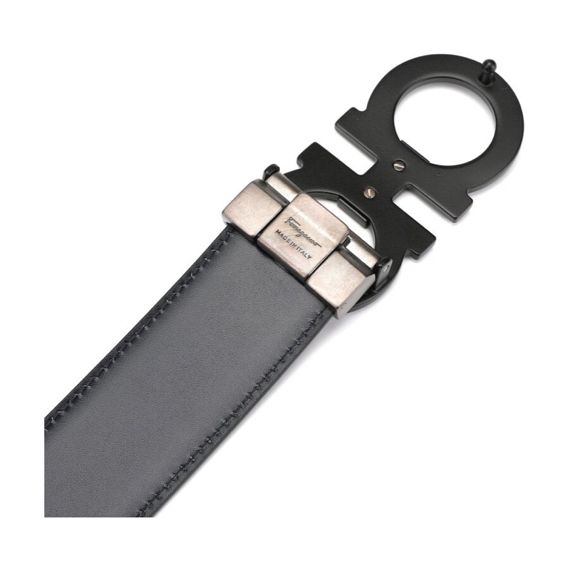 Salvatore Ferragamo 男士 雙面可調式GANCINI腰帶85 90 95 100 105 110 115碼3.5cm-4