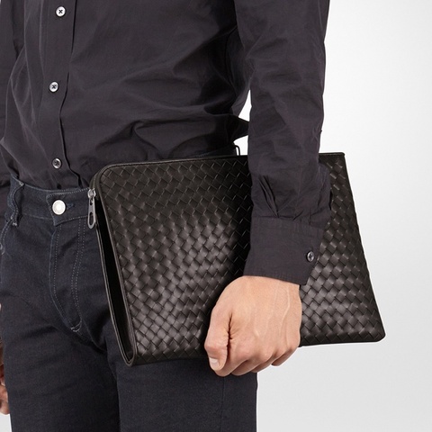 Bottega Veneta 男士 INTRECCIATO手拿包均碼碼34cm*2cm*29cm