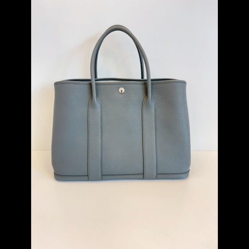 Hermes Garden Party 36
杏仁綠銀扣-1