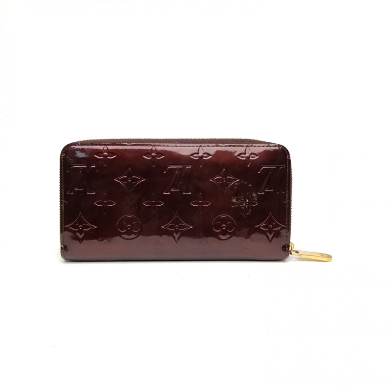 LOUIS VUITTON 車厘子紅漆皮2009長款錢包-2