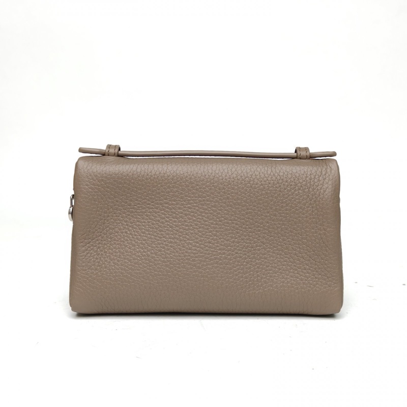 LORO PIANA 灰色牛皮ExtraPocketL15mini手提包-2