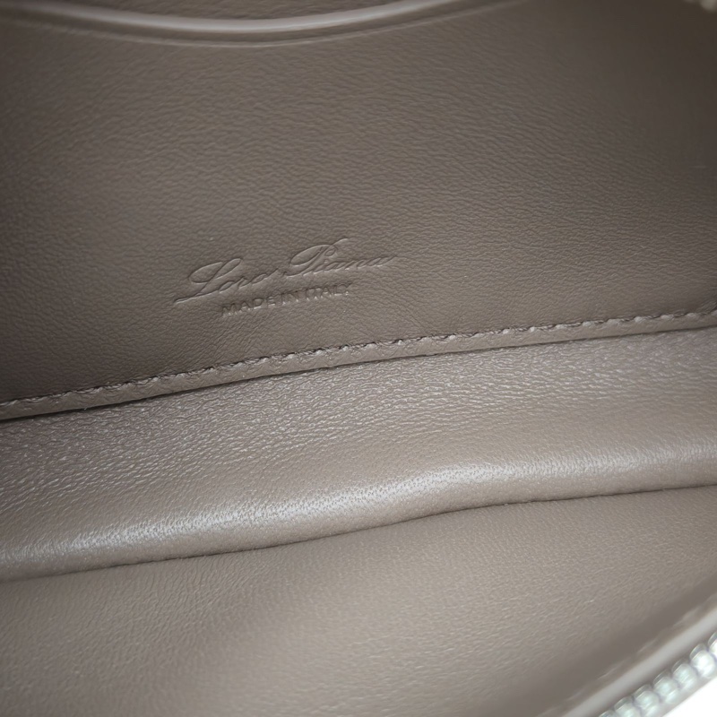 LORO PIANA 灰色牛皮ExtraPocketL15mini手提包-4