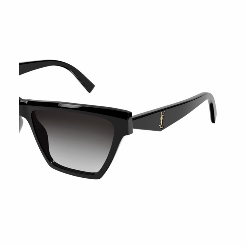 Saint Laurent 女士 徽標太陽鏡58 均碼碼鏡片直徑：5.8CM，橋寬：1.5CM，鏡腿長度：14.5CM-2
