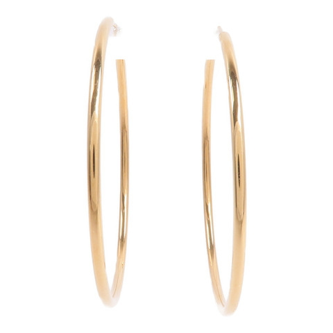 TIFFANY＆CO 18K黃金Hoop Earrings耳環