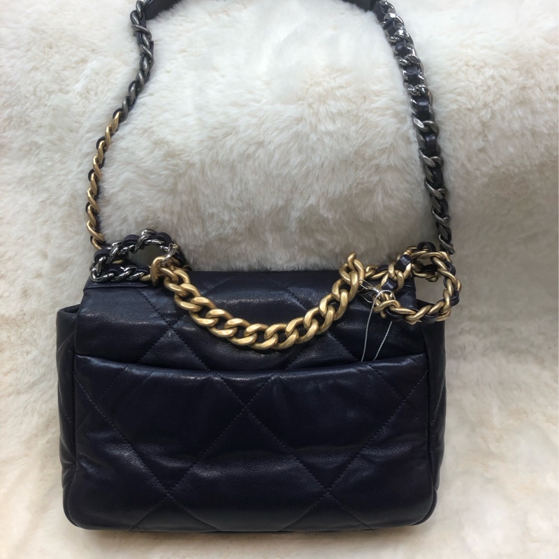 Chanel 19 細紫色金扣 XC515-2