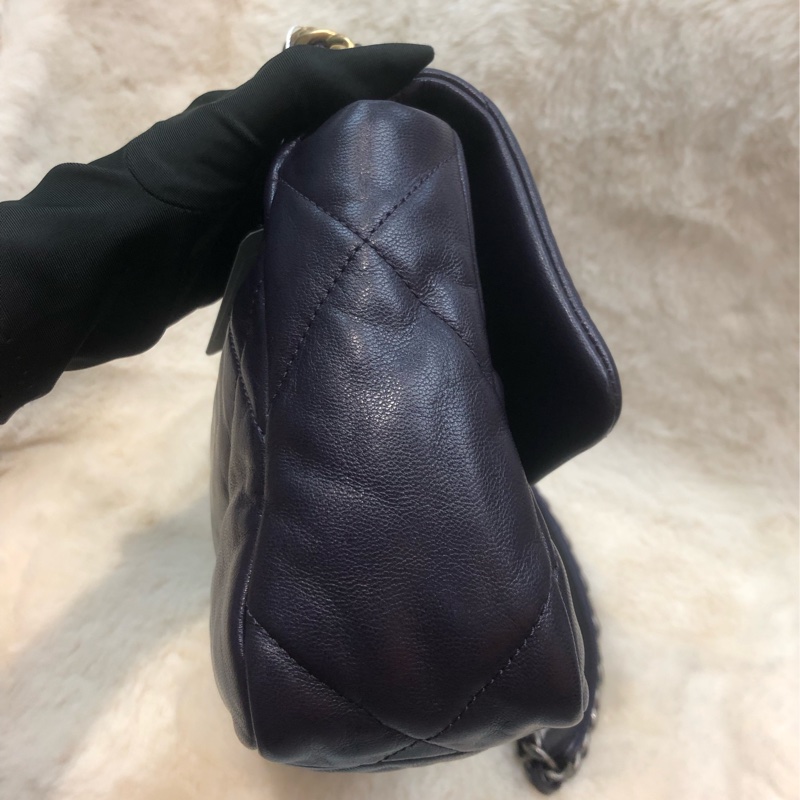 Chanel 19 細紫色金扣 XC515-6