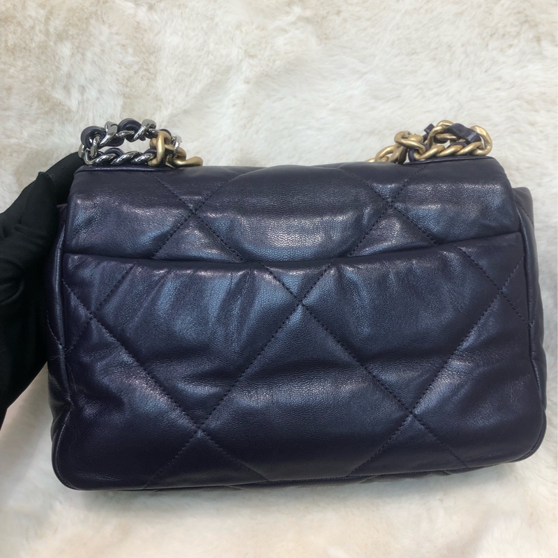 Chanel 19 細紫色金扣 XC515-7