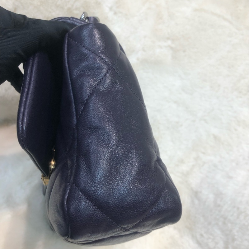Chanel 19 細紫色金扣 XC515-8