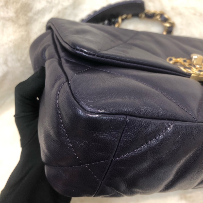 Chanel 19 細紫色金扣 XC515-10