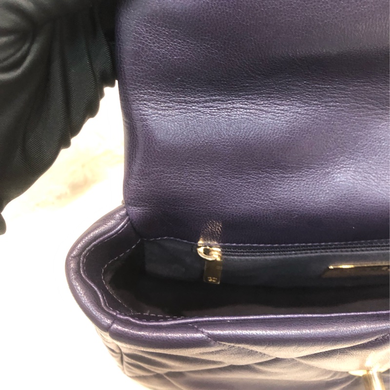 Chanel 19 細紫色金扣 XC515-22