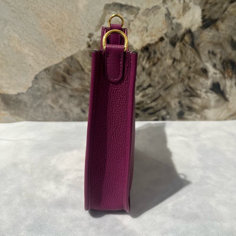 Hermes 海葵紫金釦Evelyne 16cm-3