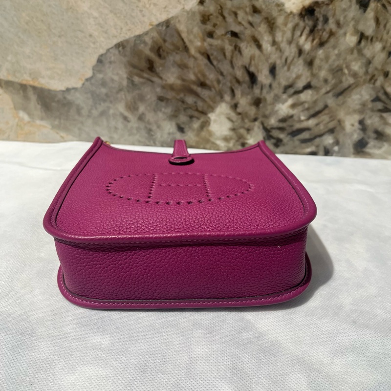 Hermes 海葵紫金釦Evelyne 16cm-4