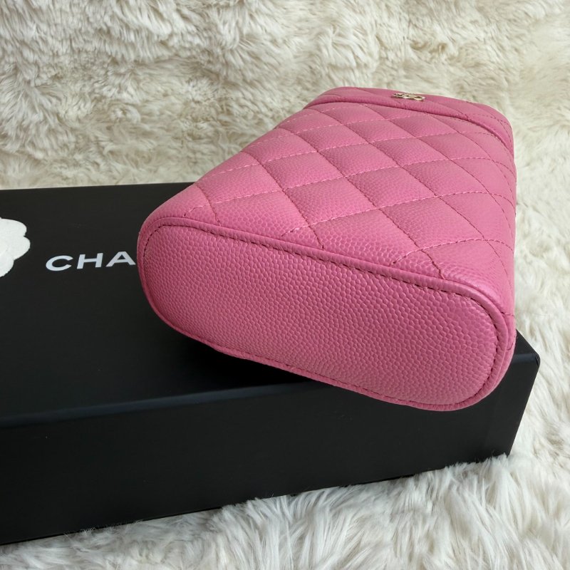 Chanel 手機包 粉色 皮革-4