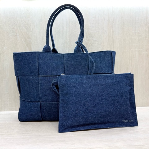 BV💙牛仔藍丹寧布Arco Tote Bag托特包744022V2ZJ1