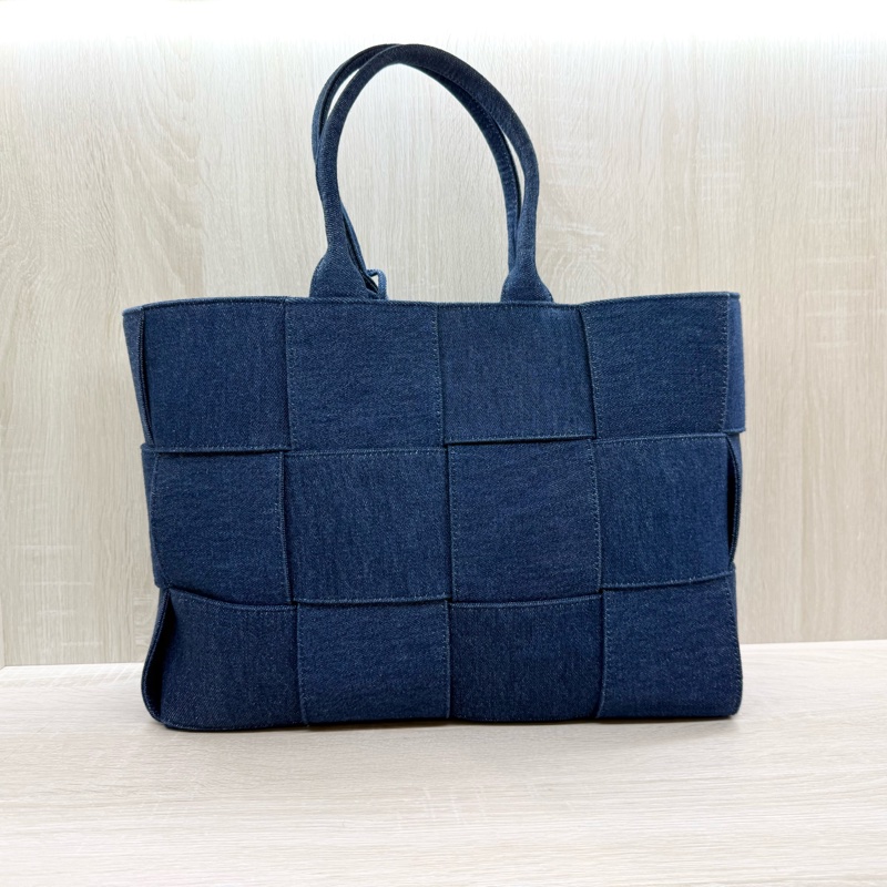 BV💙牛仔藍丹寧布Arco Tote Bag托特包744022V2ZJ1-1