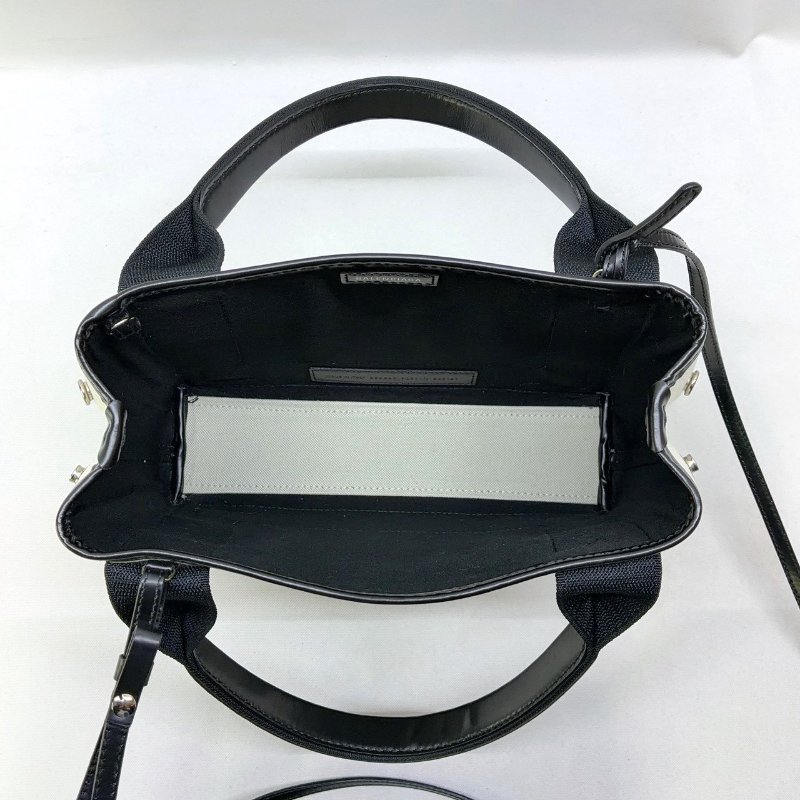 BALENCIAGA NAVY CABAS XS帆布包-4