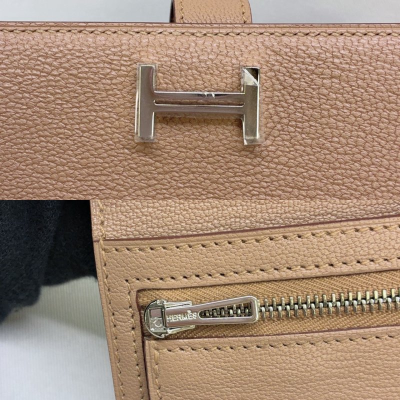 HERMES Bearn小牛皮雙折短夾-6