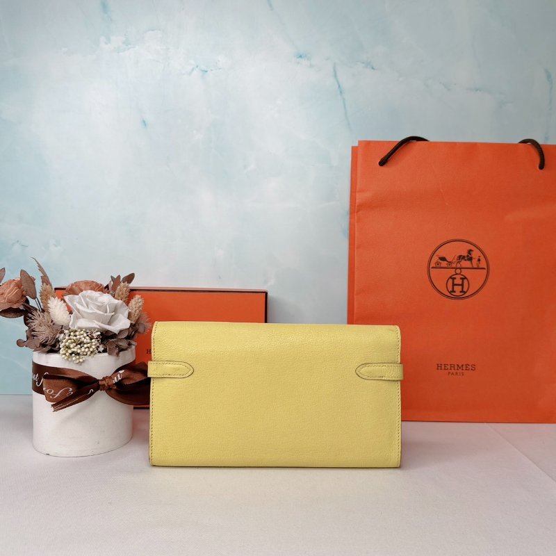 HERMES Kelly青檸色長夾-1