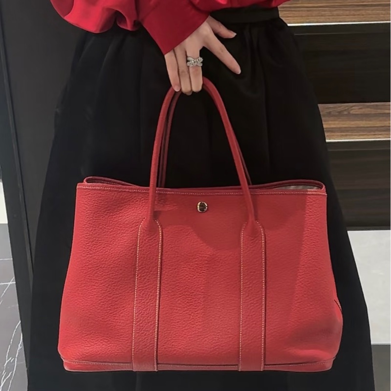 #超值現貨✨#全網最低📣#Hermès Garden Party 36/富貴紅/經典大花園-0