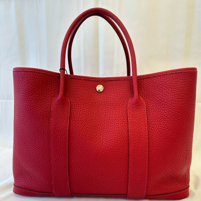 #超值現貨✨#全網最低📣#Hermès Garden Party 36/富貴紅/經典大花園-7
