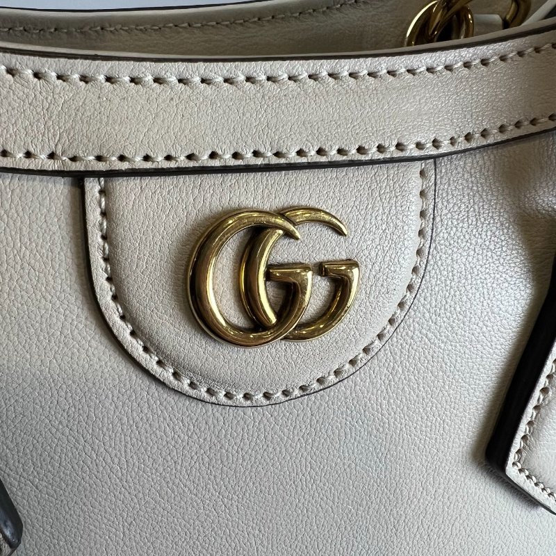 GUCCI 655661 白竹節提把包 小號-8