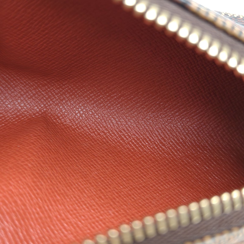 LOUIS VUITTON 棕色棋盤格PVC中古巴比龍Mini圓筒包-4