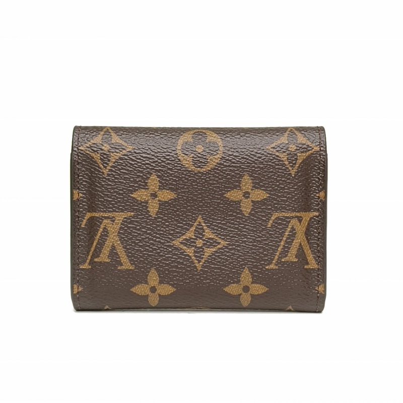 LOUIS VUITTON ROSALIE豆子短款錢包老花PVC2016-2