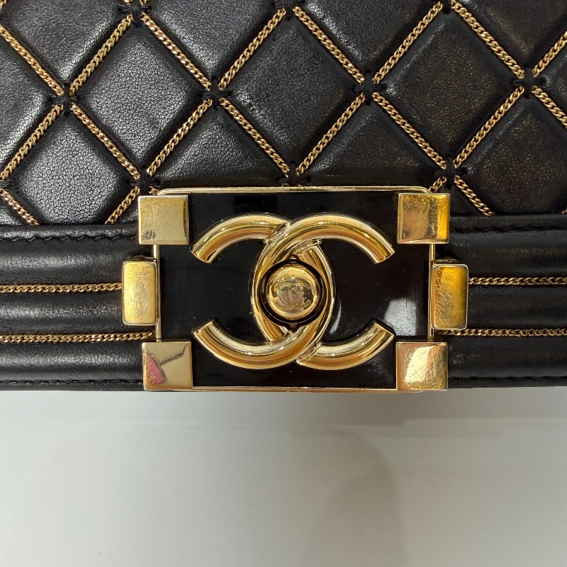 Chanel Leboy medium 
特別版 黑金經典顏色-8