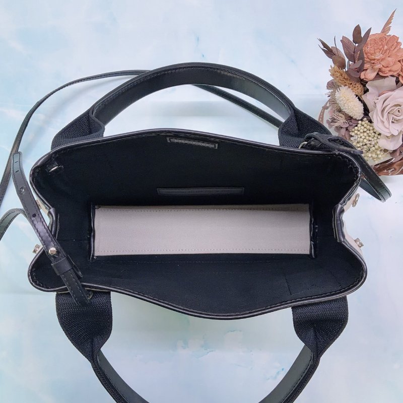 BALENCIAGA NAVY CABAS XS帆布手提肩背包-4