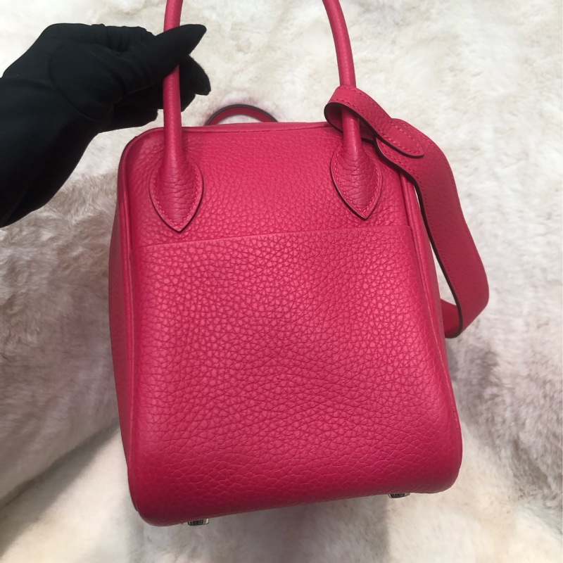 Hermes Lindy 26 銀扣極致粉 D stamp XC383-3