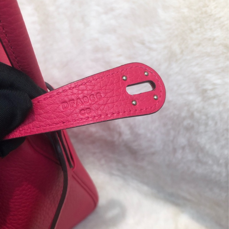 Hermes Lindy 26 銀扣極致粉 D stamp XC383-8