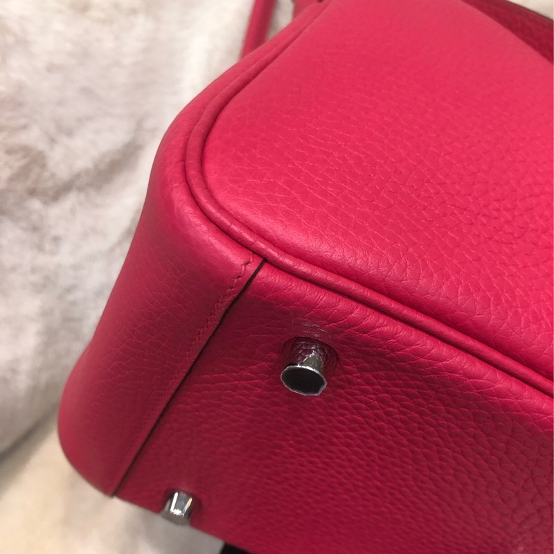 Hermes Lindy 26 銀扣極致粉 D stamp XC383-9