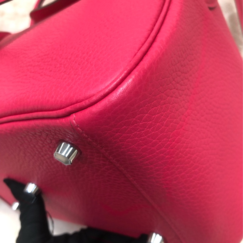 Hermes Lindy 26 銀扣極致粉 D stamp XC383-10