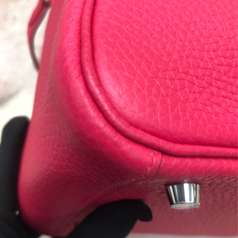 Hermes Lindy 26 銀扣極致粉 D stamp XC383-11