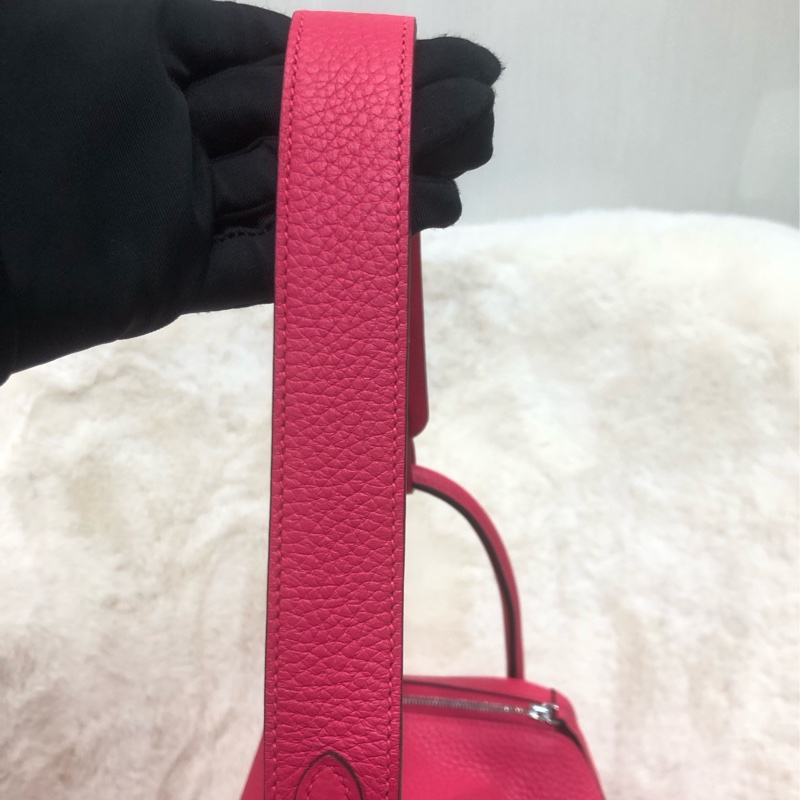 Hermes Lindy 26 銀扣極致粉 D stamp XC383-15