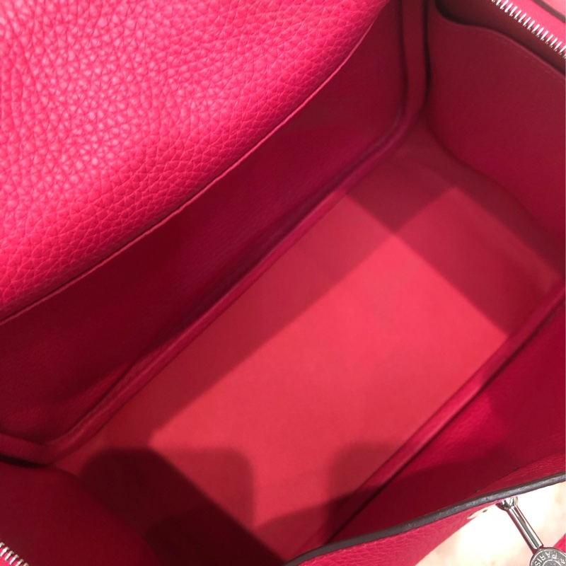 Hermes Lindy 26 銀扣極致粉 D stamp XC383-19