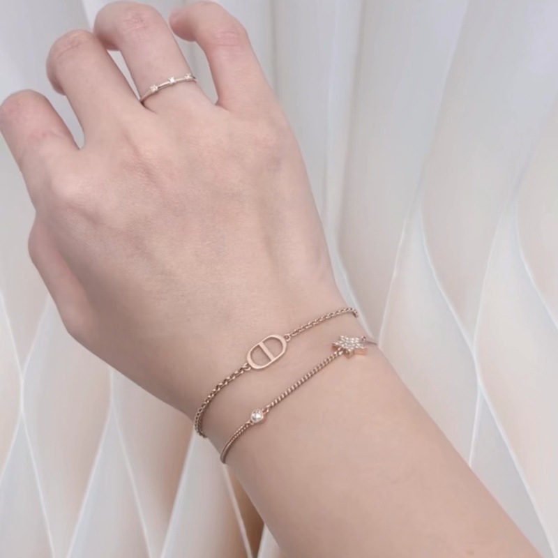 Dior petit CD 雙鏈手鏈-6