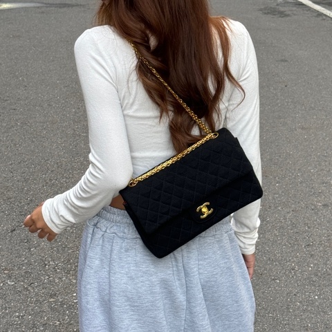 【超級新🆕】 Chanel CF25 黑金 黃金鏈 肩背包 （專櫃386,300）
