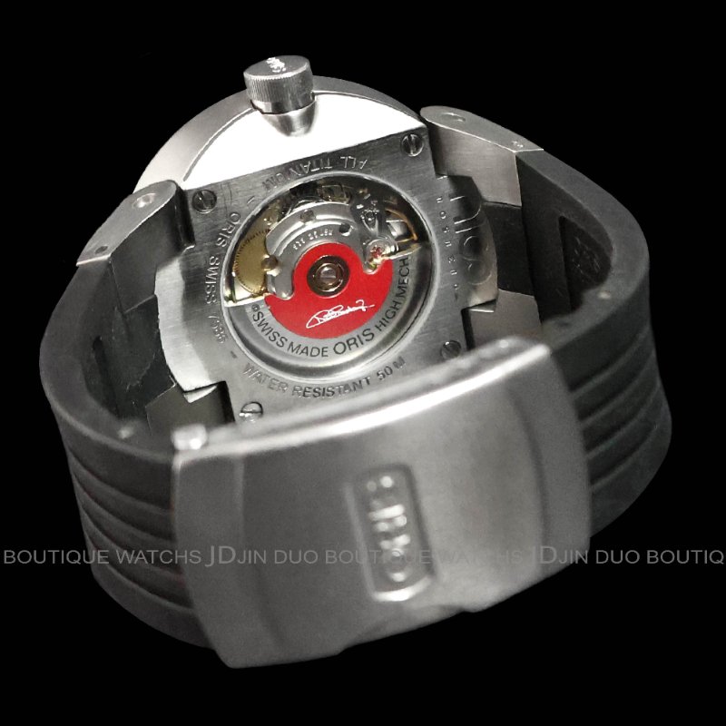 金鐸精品~W903 ORIS豪利時Williams F1 Nico Rosberg限量版鈦金屬自動上鍊男用腕錶-2