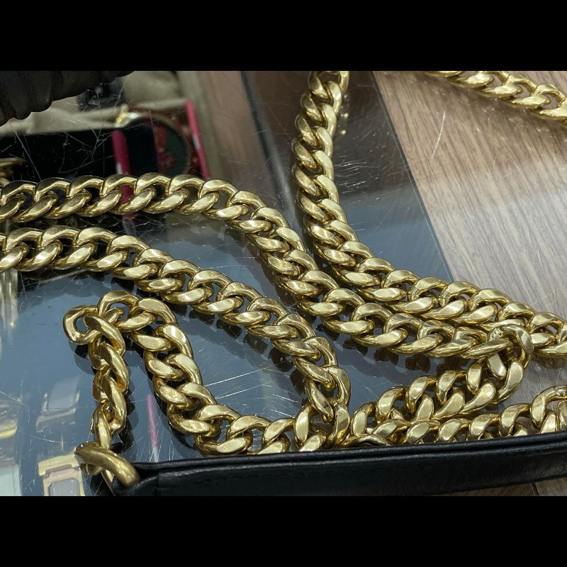 PRADA 普拉達 黑色 羊皮 Gaufre 肩背包 1BD235-7