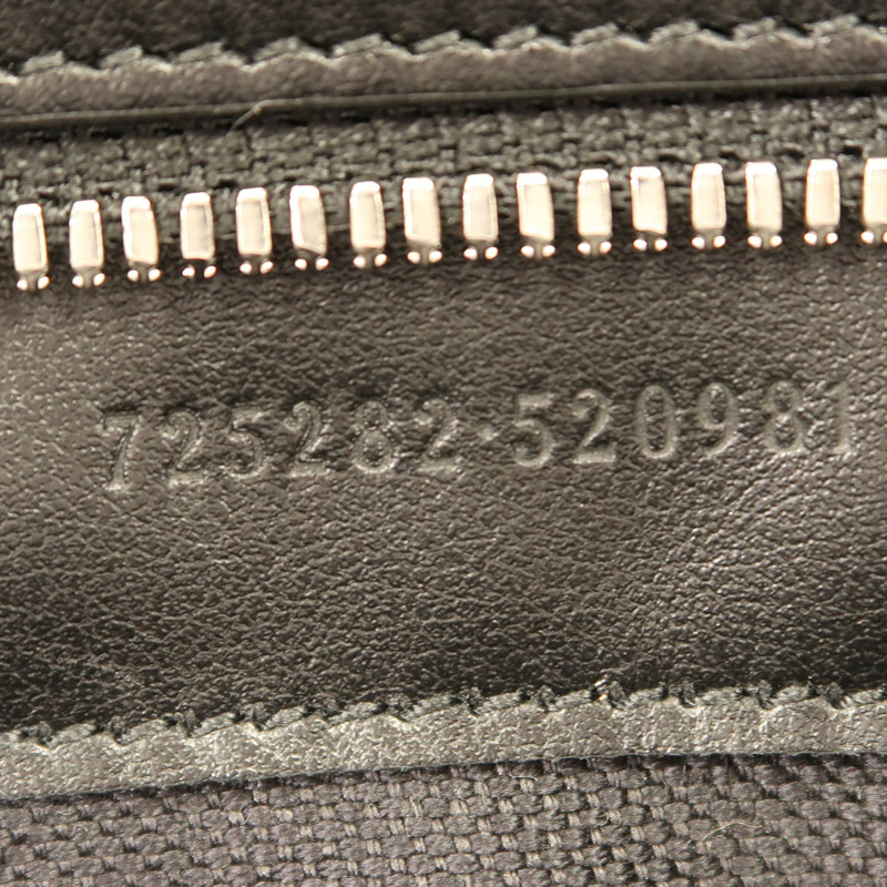 GUCCI 【激減優惠】牛皮皮革Boston Bag銀扣手挽肩背兩用袋-11